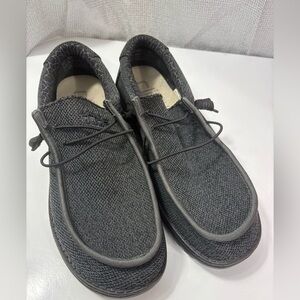Hey Dude Men's Grey Casual Shoes size 11, worn once